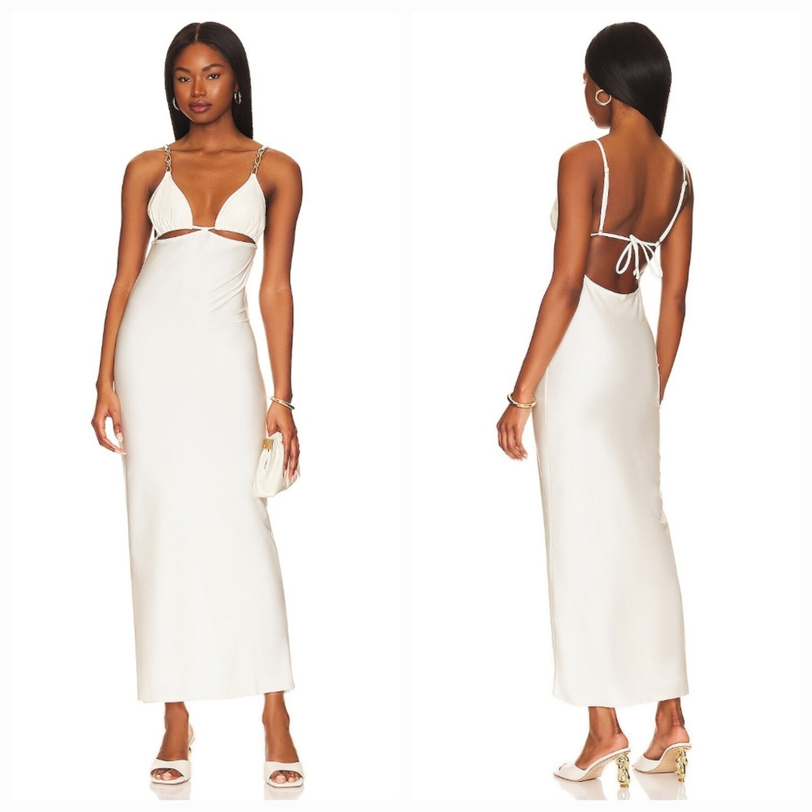 Shani Shemer Gabriella Maxi Skirt In Cream Xs